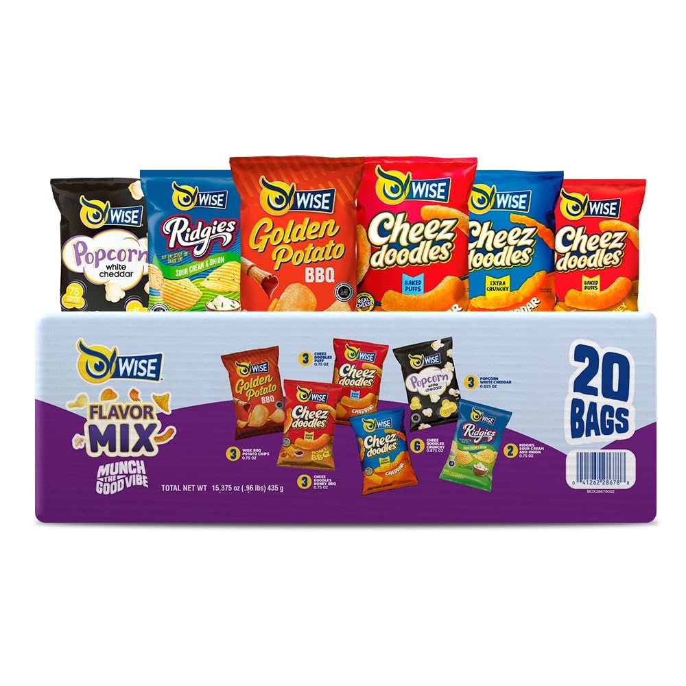 Wise Snacks Flavor Mix Potato Chips Variety Pack: A Practical Guide to Individually Portioned Snacking
